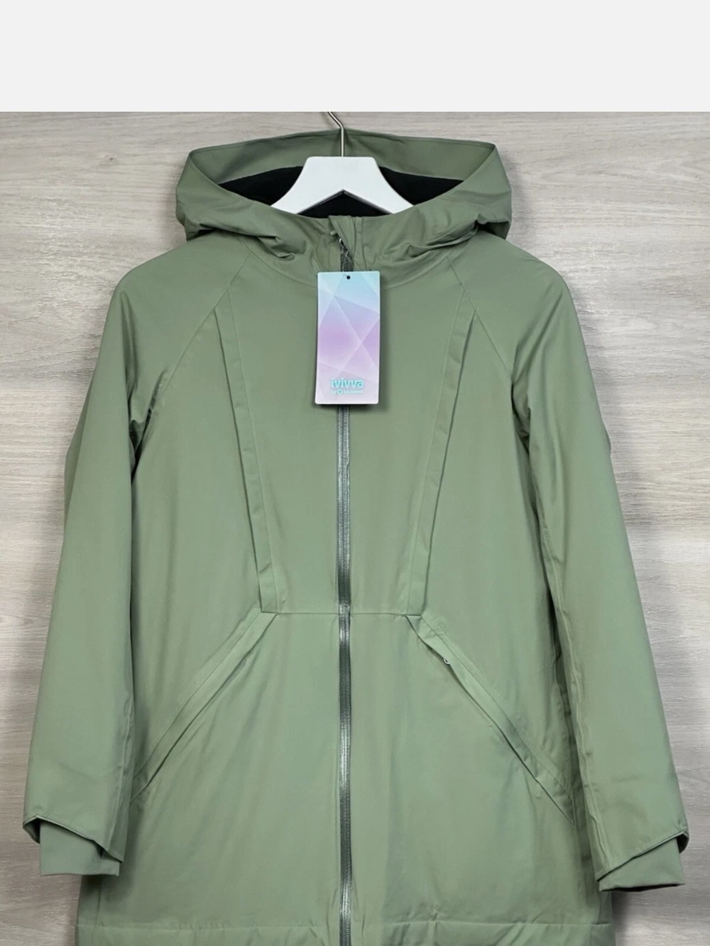 Ivivva Girls' Willow Green Happy Rain Jacket
